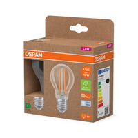 Lampada LED OSRAM classe energetica, forma lampadina, 2,2 W, trasparente, EEK A