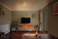 LEDVANCE DECOR Bamboo Paper Hut Deckenleuchte Braun, 400mm, E27