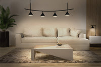LEDVANCE DECOR Fuji Lampada a sospensione Linear 4er Lampadario 16W 930 Nero