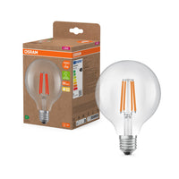 Lampadina LED Edison OSRAM con filamento EEK A, E27, 5W, 4000K, bianco caldo