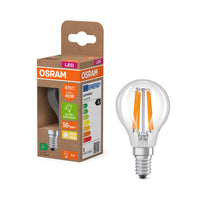 Lampada LED OSRAM classe energetica, 2.2W, Trasparente, EEK A, 470lm, E14