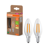 Lampada OSRAM LED Superstar Classic Chiara, 2.2W, 470lm, E14