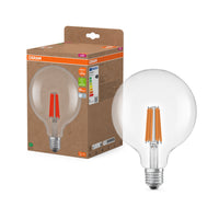 OSRAM Lampadina LED-Globo con Filamento EEK A, E27, 7.2W, 470lm, Bianco freddo