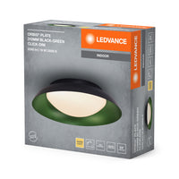 LEDVANCE ORBIS Plafoniera a piastra 19W 310mm nero/verde