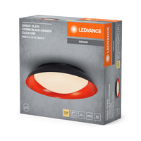 LEDVANCE ORBIS Plafoniera a piastra 35W 430mm nero/arancione