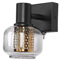 LEDVANCE DECOR Spot Firefly Wandleuchte, OSRAM Lampe inklusive, schwarz, 1 x 2.8W, E14