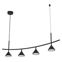 LEDVANCE DECOR Fuji Pendant Linear 4er Lampadario 16W 930 Black