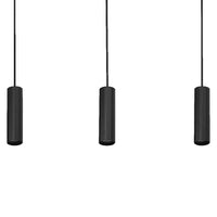 OSRAM DECOR Lampada a sospensione a tamburo LED nera, 3 fiamme, GU10