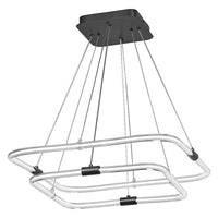 LEDVANCE DECOR Tetragon Lampadario, 23W, 3000K, 2500lm, Bianco Caldo, Click DIM