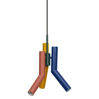 OSRAM DECOR Lampada a sospensione in paglia, 3 fiamme, E27, Multicolore