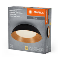 LEDVANCE ORBIS Alva Deckenleuchte 36W 505mm schwarz/Holz