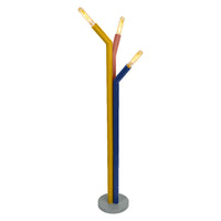 LEDVANCE DECOR Straw Lampada da terra, 3 luci, E27, multicolor