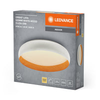 Plafoniera LEDVANCE ORBIS Livia 36W 2000lm bianco/decorazione legno