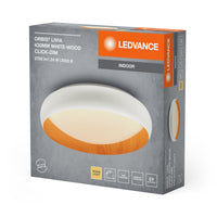 Plafoniera LEDVANCE ORBIS Livia 24W 1200lm bianco/decorazione legno