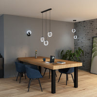 LEDVANCE DECOR Circle Pendelleuchte, 3 Pendel, 20W, Click CCT Black