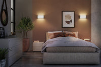 LEDVANCE DECOR Plaster Routes Wall Wandleuchte 330 2xE27 White