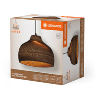 Lampada a sospensione LEDVANCE DECOR Decor Cardboard Hat marrone, E27