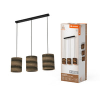 LEDVANCE DECOR Pendelleuchte Decor Cartone Cilindro braun, 3xE27