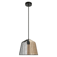 LEDVANCE DECOR Cage Bell Pendelleuchte, schwarz/braun, E27