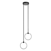 LEDVANCE DECOR Circle Pendelleuchte, 2 Pendel, 14W, Click CCT Black