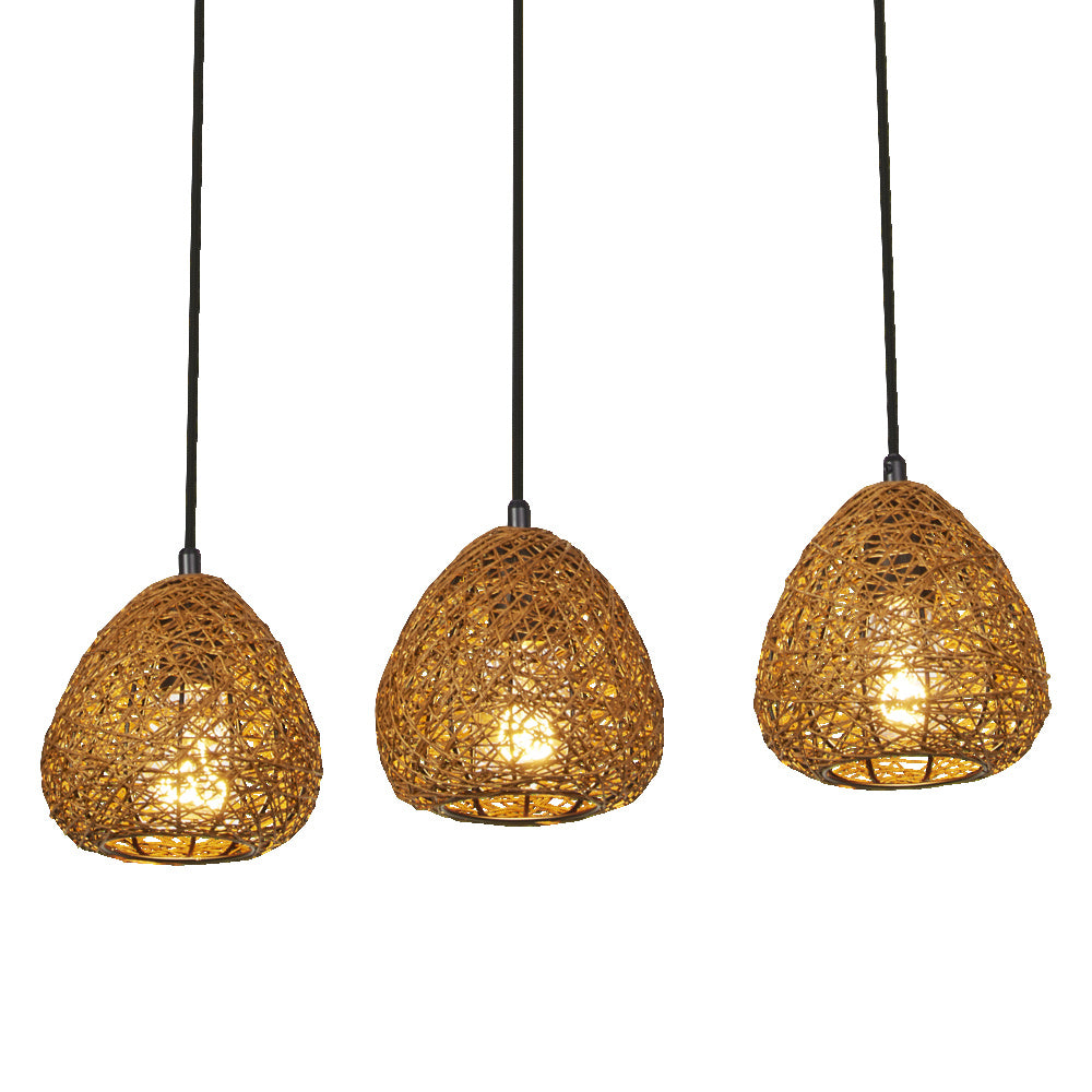 LEDVANCE DECOR Paper Drop Pendant Lampadario Linear 3XE27 Beige