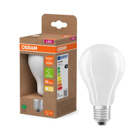 OSRAM Lampada LED ad alta efficienza Classic opaca, 11.6W, 2452lm, E27, Bianco caldo