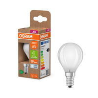 Lampada LED Miniball LEDVANCE con filamento EEK A, E14, 255lm