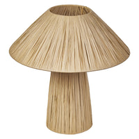 OSRAM DECOR Capanna di Carta di Bambù Lampada da Tavolo 1xE27 Marrone