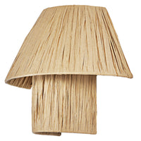 OSRAM DECOR Lampada da parete in carta di bambù marrone, E27, 280mm