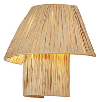 OSRAM DECOR Lampada da parete in carta di bambù marrone, E27, 280mm