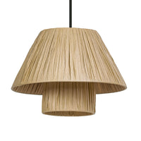 LEDVANCE DECOR Bamboo Paper Pendant Lampadario Marrone, 280mm, E27