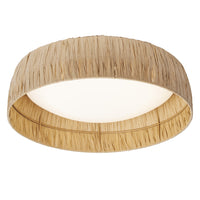 OSRAM DECOR Lampada a soffitto in carta di bambù marrone, 400mm, 18W