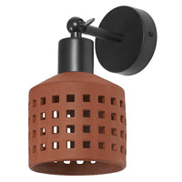 OSRAM DECOR Clay Windows lampada da parete marrone, E27