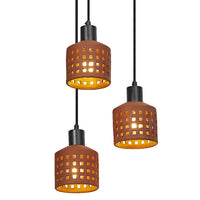 LEDVANCE DECOR Clay Windows Pendant Lampadario Marrone, 3-flammig, E27