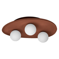 OSRAM DECOR Nido di Argilla Lampada da Soffitto 3xG9 Marrone