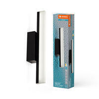 LEDVANCE Orbis Mirror Lampada da specchio, bagno, Click-CCT, 6.8W, 40cm, nero, IP44
