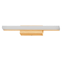 Specchio Orbis 40CM Fare clic CCT DIM IP44 Decoro in legno