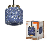 LEDVANCE DECOR Terazzo Ball Lampada a sospensione blu, GU10