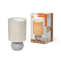 LEDVANCE DECOR Lampada da tavolo Impact Beige e Grigio, E27