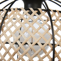 LEDVANCE DECOR Cage Globe Pendant Lampadario, Nero/Marrone, E27