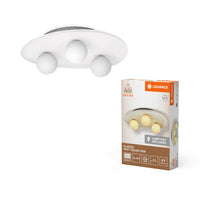 LEDVANCE DECOR Plaster Nest Ceiling Lampada da soffitto 3XG9 White