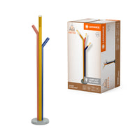 LEDVANCE DECOR Straw Lampada da terra, 3 luci, E27, multicolor