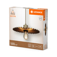 LEDVANCE DECOR Plisse Pendant E27 Lampadario Beige