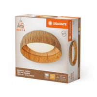 LEDVANCE DECOR Bamboo Paper Ceiling Lampada da soffitto Marrone, 300mm, 12W