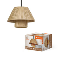LEDVANCE DECOR Bamboo Paper Pendelleuchte Braun, 280mm, E27
