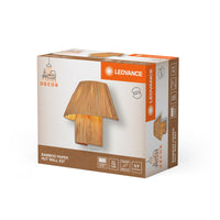 LEDVANCE DECOR Bamboo Paper Wandleuchte Braun, E27, 280mm