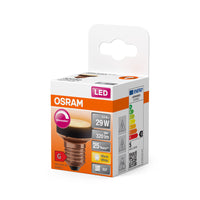 OSRAM LED FLAT LAMP Lampada LED ultra-compatta di design, dimmerabile, 2700K, 3.5W, opaco, E27