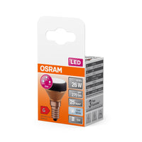 OSRAM LED FLAT LAMP Lampada LED ultra-compatta di design, dimmerabile in 3 fasi, 4000K, 3.5W, opaco, E14