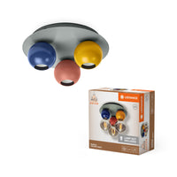 LEDVANCE DECOR Bubble Ceiling Lampada da soffitto, 3-flammig, E27, Multicolore