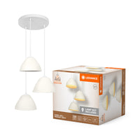 Lampada a sospensione LEDVANCE DECOR a 3 luci Decor Camel Bell bianca, E14